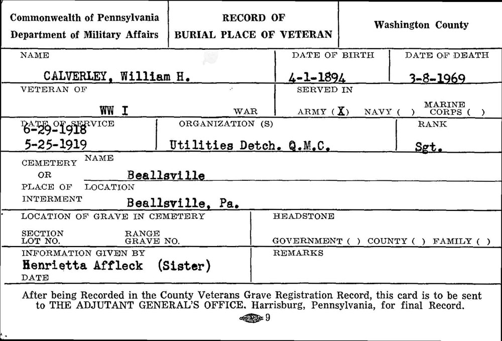 William H. Calverley